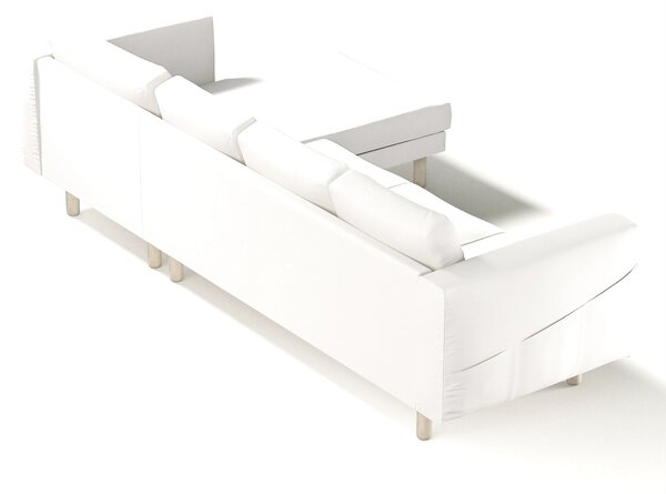 Potah na pohovku IKEA Norsborg 4-místná se šezlongem barva bílá