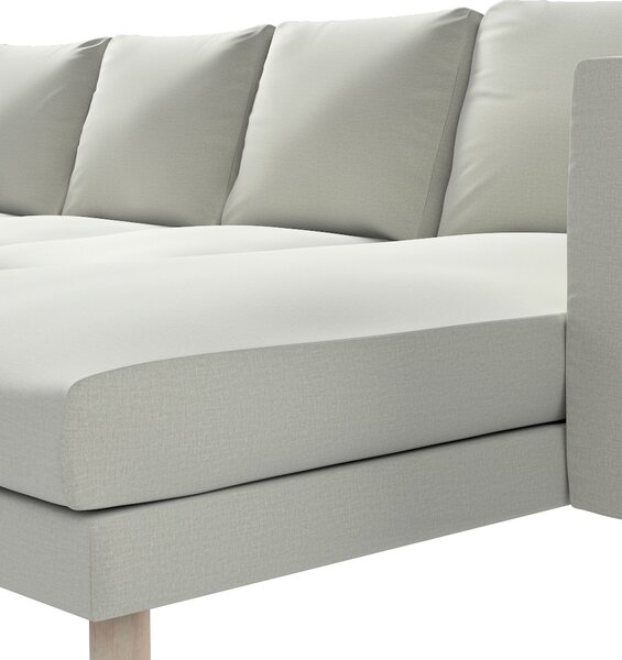 Potah na pohovku IKEA Norsborg 4-místná se šezlongem barva zelená látka sametová
