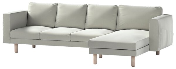 Potah na pohovku IKEA Norsborg 4-místná se šezlongem barva zelená látka sametová
