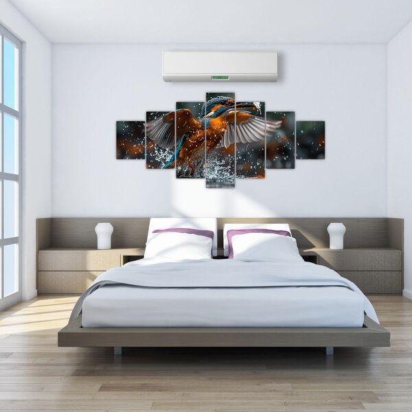 Obraz - Ledňáček (210x100 cm)