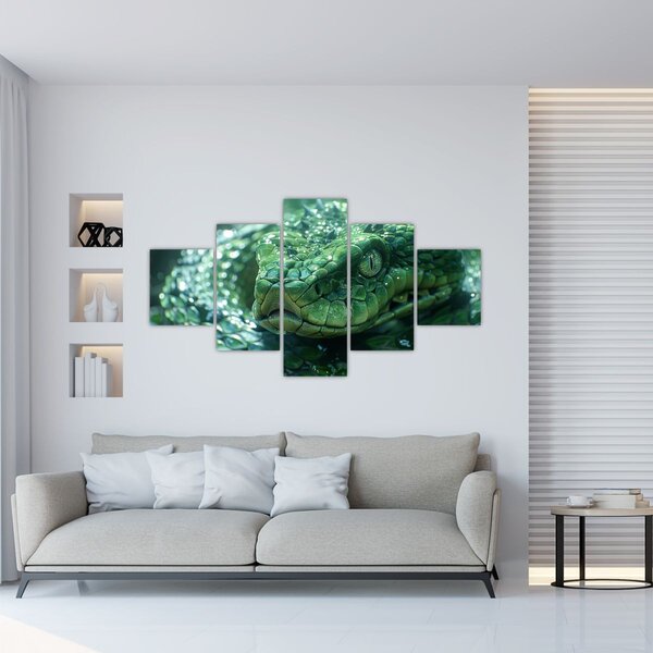 Obraz - Portrét hada (125x70 cm)