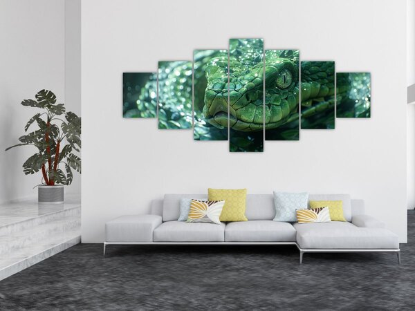 Obraz - Portrét hada (210x100 cm)