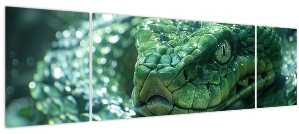 Obraz - Portrét hada (170x50 cm)