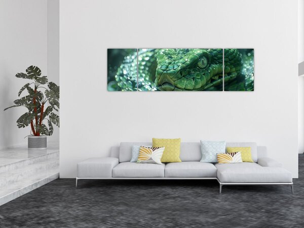 Obraz - Portrét hada (170x50 cm)