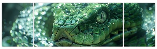 Obraz - Portrét hada (170x50 cm)