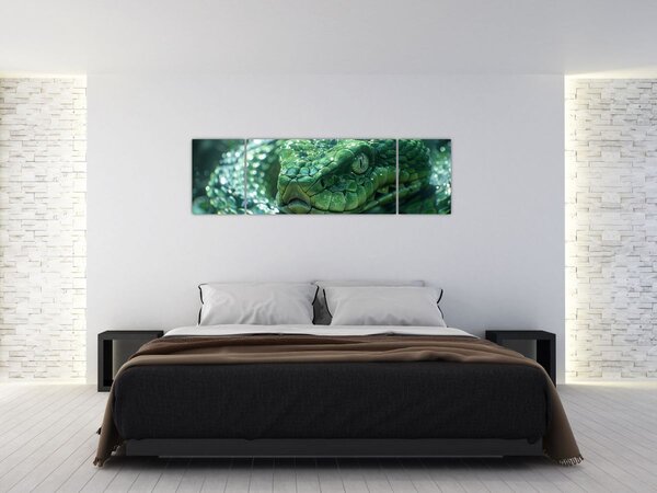 Obraz - Portrét hada (170x50 cm)