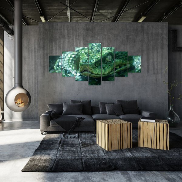 Obraz - Portrét hada (210x100 cm)
