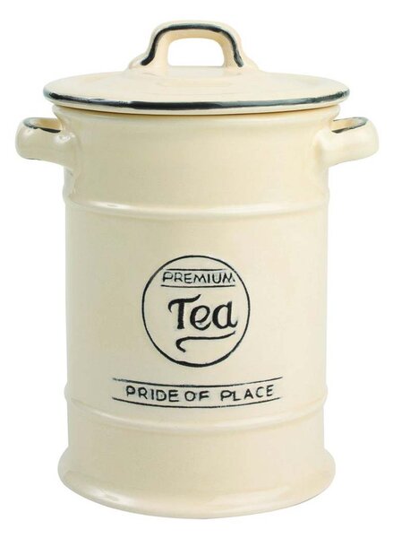T&G Woodware Keramická dóza na čaj Pride of Place, krémová