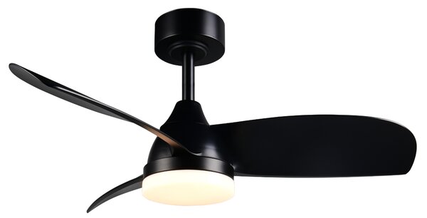 Stropní LED svítidlo s ventilátorem HELSINKI černá