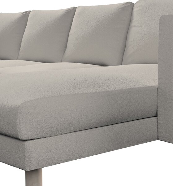 Potah na pohovku IKEA Norsborg 4-místná se šezlongem barva béžová látka pletený vzor