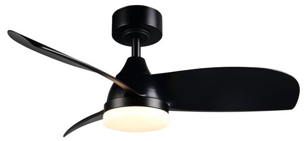 Stropní LED svítidlo s ventilátorem HELSINKI černá
