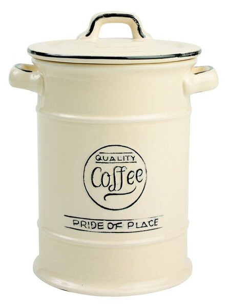 T&G Woodware Keramická dóza na kávu Pride of Place, krémová