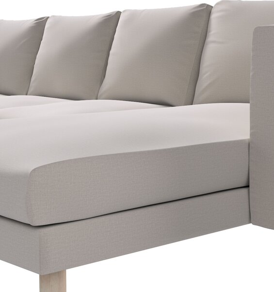 Potah na pohovku IKEA Norsborg 4-místná se šezlongem barva béžová látka sametová