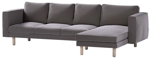Potah na pohovku IKEA Norsborg 4-místná se šezlongem barva hnědá látka sametová