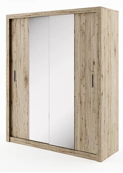 KONSIMO Šatní skříň TIVO 180 cm Provedení: Dvě zrcadla