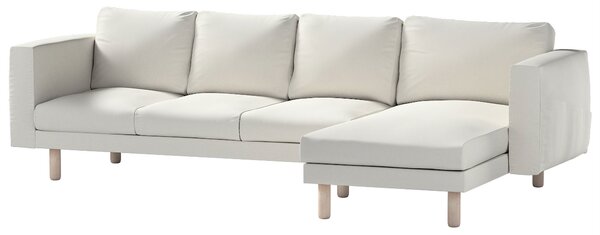 Potah na pohovku IKEA Norsborg 4-místná se šezlongem barva šedá látka pletený vzor