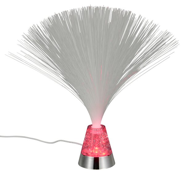 Stolní LED RGB lampa PUNK chrom