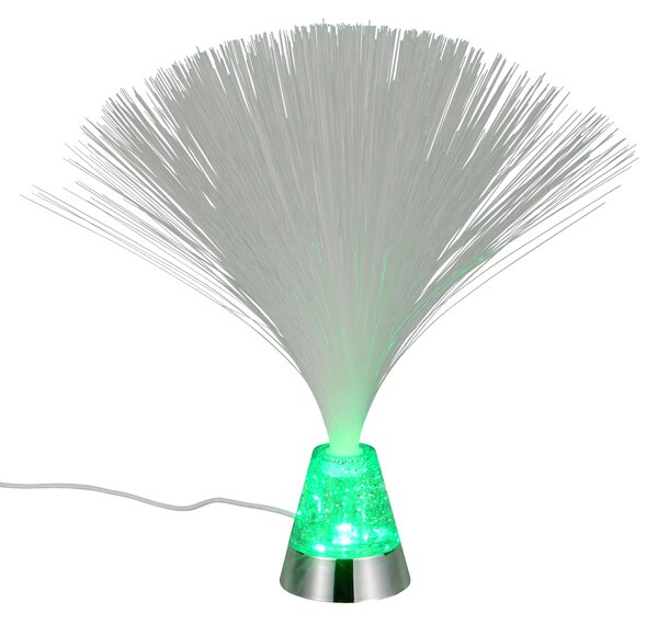 Stolní LED RGB lampa PUNK chrom