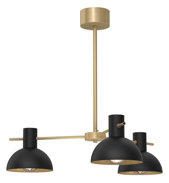 Lustr na tyči ESTATE MINI 3xE27/15W/230V černá