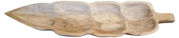 Lex Dekorativní mísa z teakového dřeva 70 x 18 cm