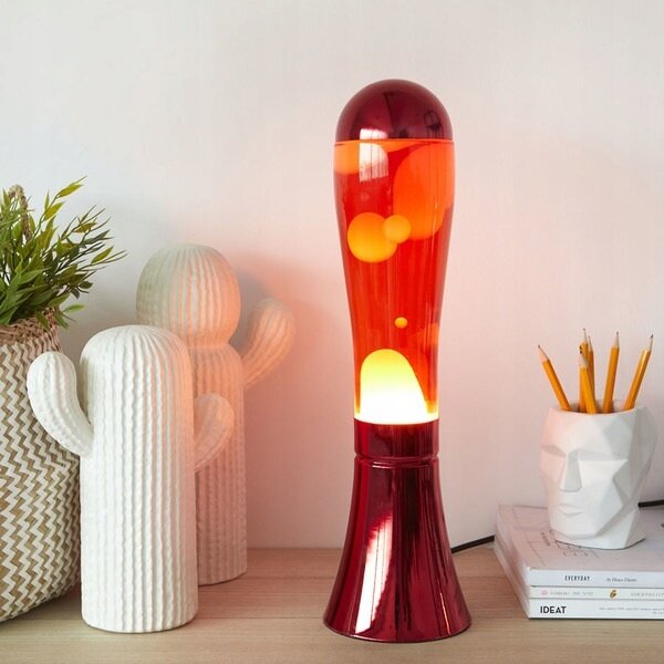 Noční lampa Balvi červená