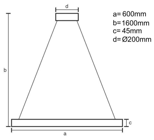 Brilagi-LED Stmívatelný lustr na lanku CIRCLE LED/85W/230V 3000-6500K černá + DO