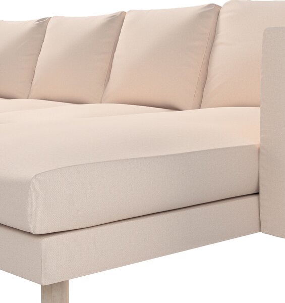 Potah na pohovku IKEA Norsborg 4-místná se šezlongem barva růžová látka pletený vzor