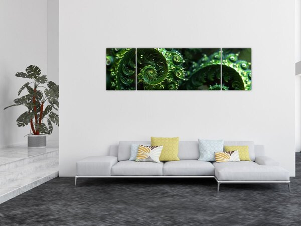 Obraz - Spirály (170x50 cm)