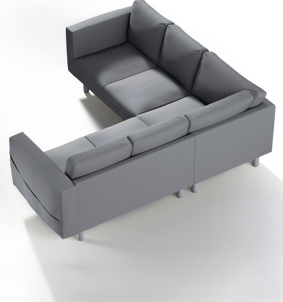 Potah na pohovku IKEA Norsborg rohová 4-místná barva šedá