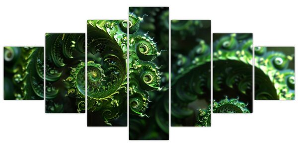 Obraz - Spirály (210x100 cm)