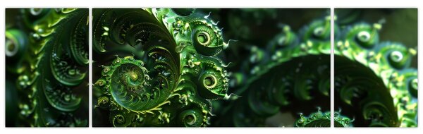 Obraz - Spirály (170x50 cm)