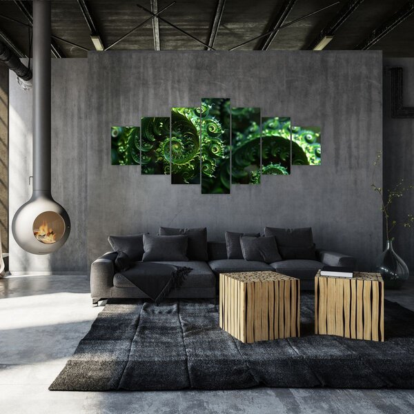 Obraz - Spirály (210x100 cm)