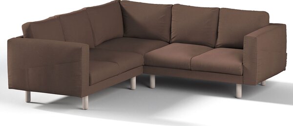 Potah na pohovku IKEA Norsborg rohová 4-místná barva hnědá látka pletený vzor