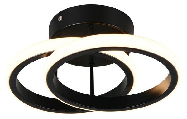 Stropní LED svítidlo KASIA 2 černá/bílá