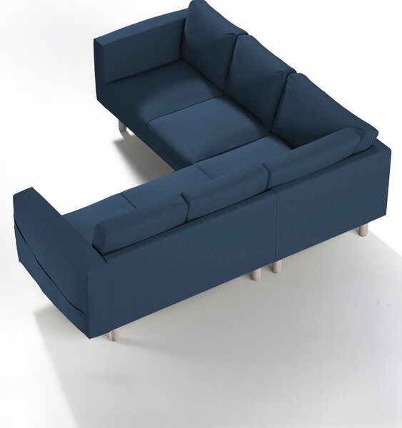 Potah na pohovku IKEA Norsborg rohová 4-místná barva tmavě modrá