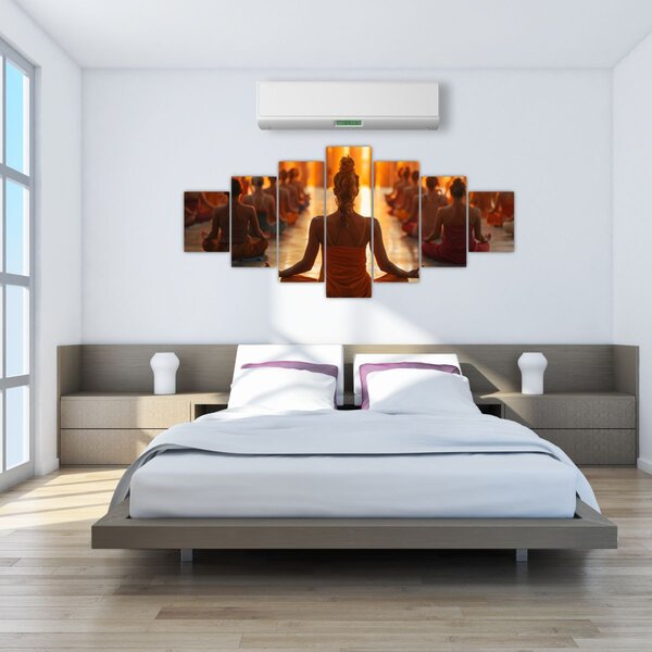 Obraz - Lekce jógy (210x100 cm)