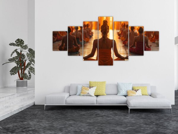 Obraz - Lekce jógy (210x100 cm)