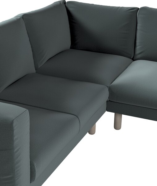 Potah na pohovku IKEA Norsborg rohová 4-místná barva zelená látka sametová