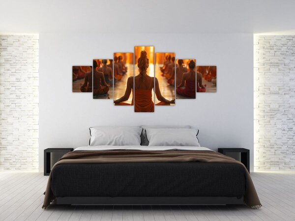Obraz - Lekce jógy (210x100 cm)
