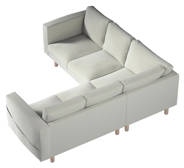 Potah na pohovku IKEA Norsborg rohová 4-místná barva zelená látka sametová