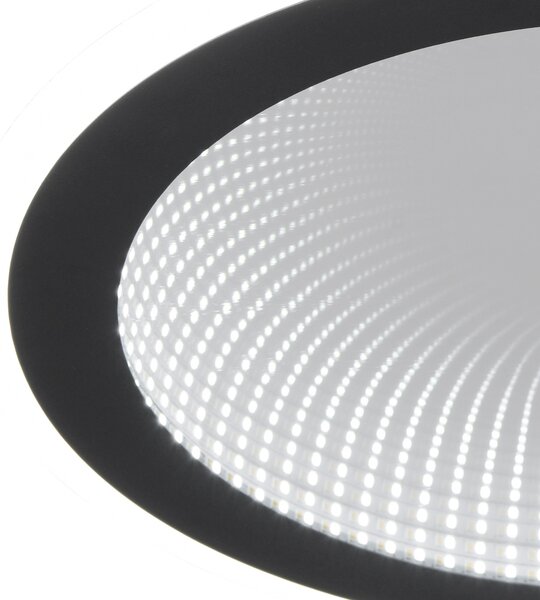 Stropní LED svítidlo GLACE černá/bílá