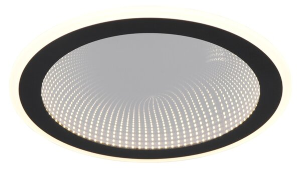 Stropní LED svítidlo GLACE černá/bílá