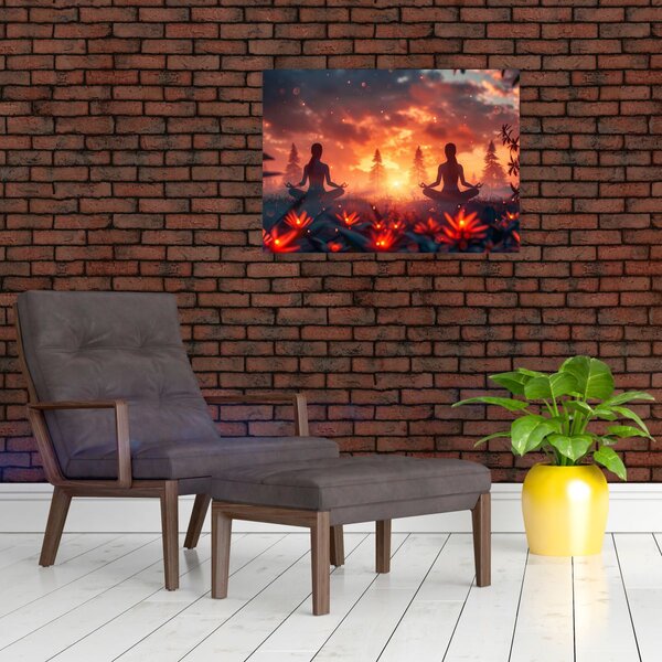 Obraz - Jóga v přírodě (70x50 cm)