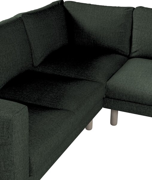 Potah na pohovku IKEA Norsborg rohová 4-místná barva zelená látka pletený vzor