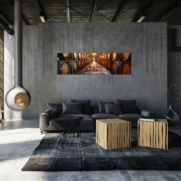 Obraz - Vinný sklep (170x50 cm)