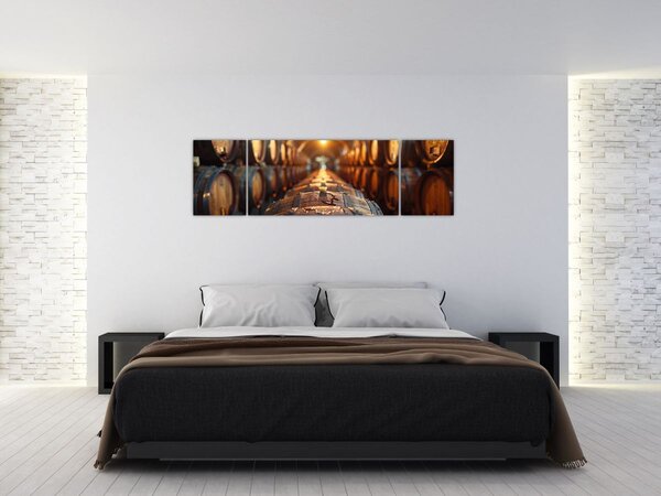 Obraz - Vinný sklep (170x50 cm)