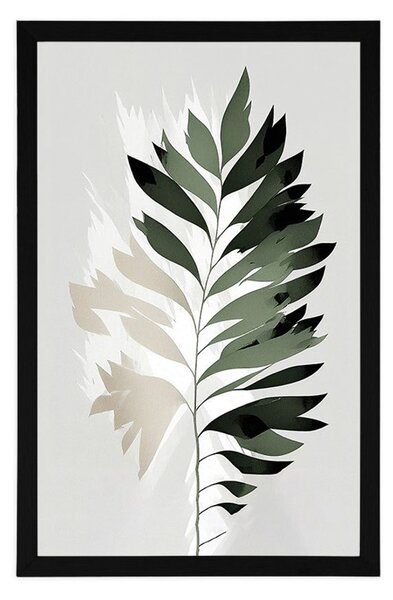 Plakát minimalistická kapradina
