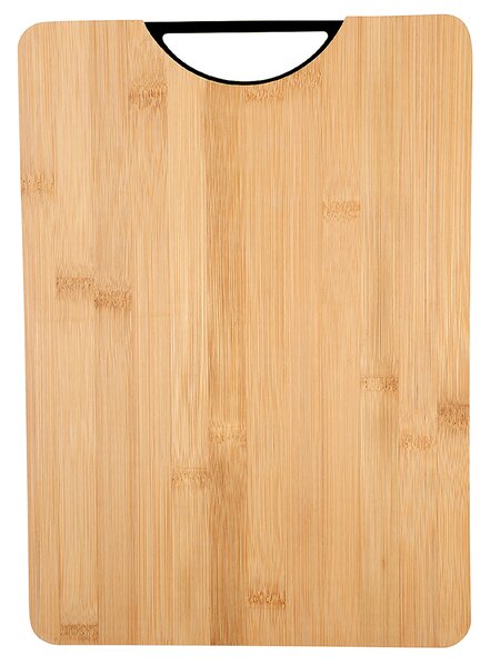 Prkénko z bambusového dřeva United Colors of Benetton / 35 x 25 x 1,5 cm / polypropylen / černá rukojeť