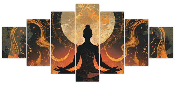 Obraz - Meditace (210x100 cm)