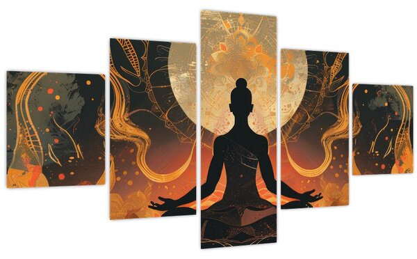 Obraz - Meditace (125x70 cm)